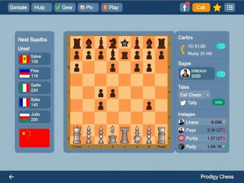 Prodigy Chess India localization features showing multiple languages